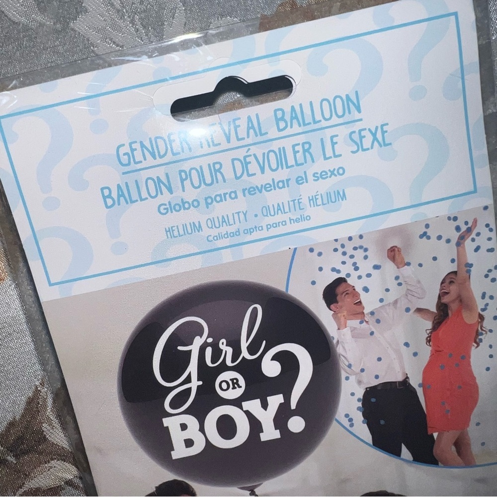 Gender Reveal Balloon - BOY, 24 inch - Picture 2 of 5
